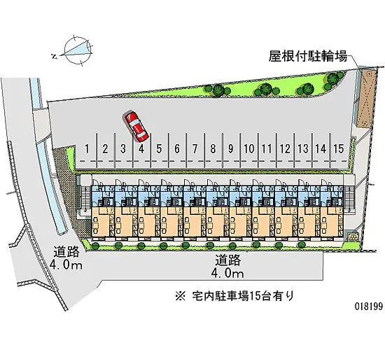 ★手数料０円★岡山市中区平井６丁目　月極駐車場（LP）